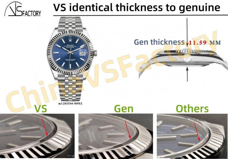 Datejust thickness